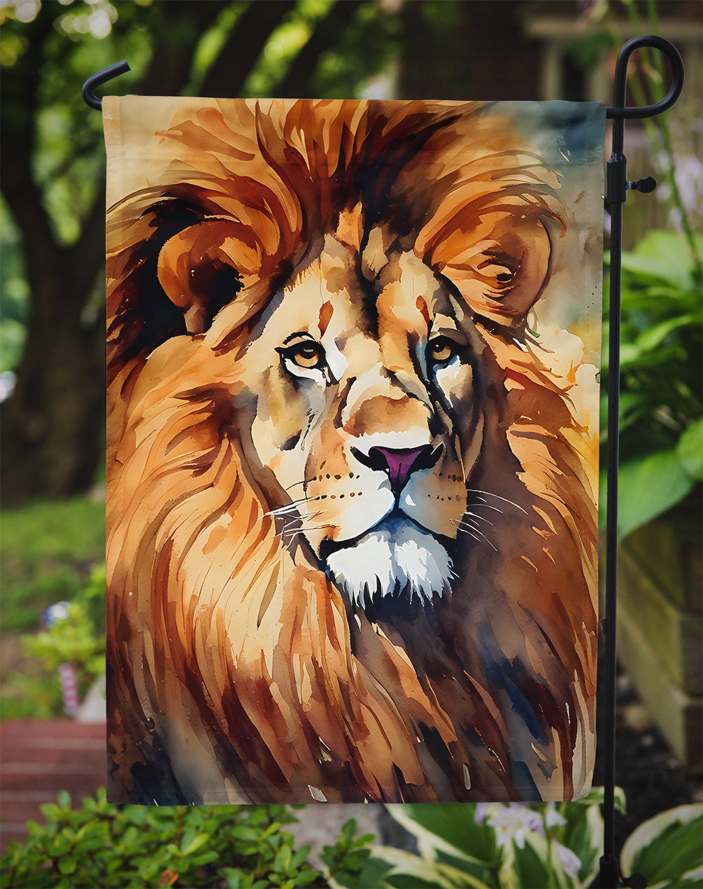 Lion Garden Flag