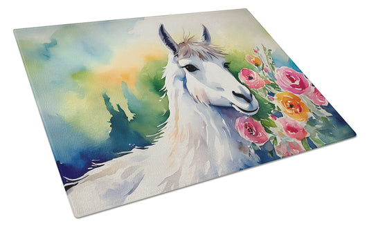 Buy this Llama Glass Cutting Board