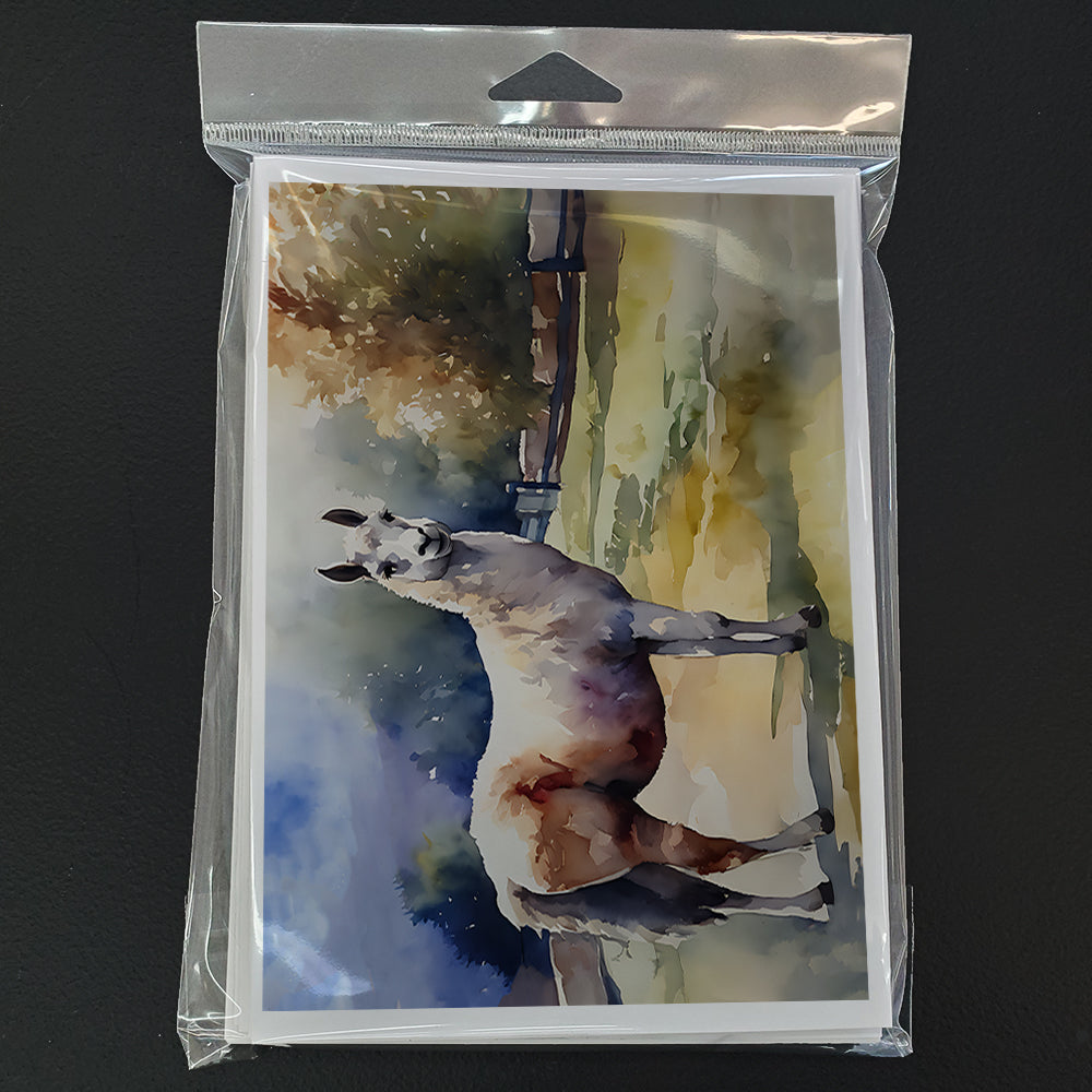 Llama Greeting Cards Pack of 8