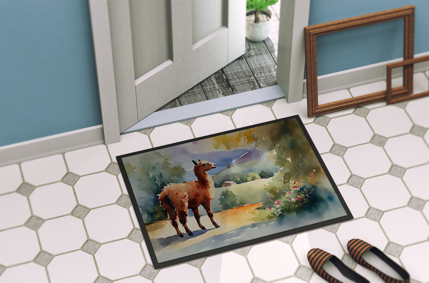 Llama Doormat