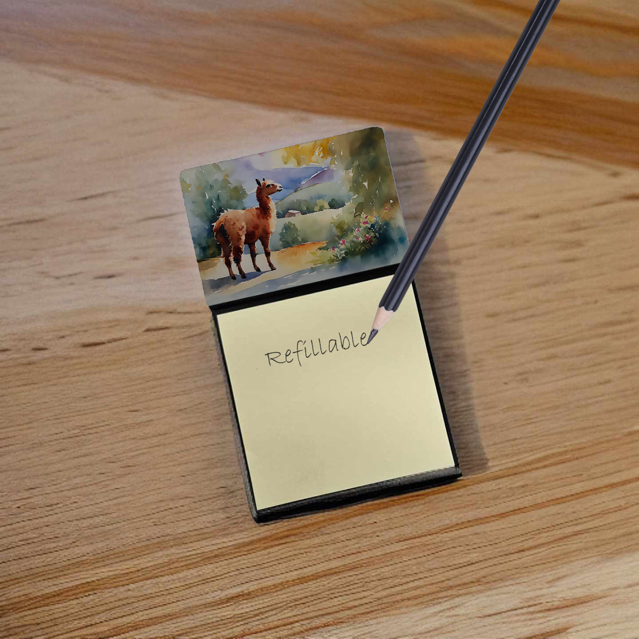 Llama Sticky Note Holder