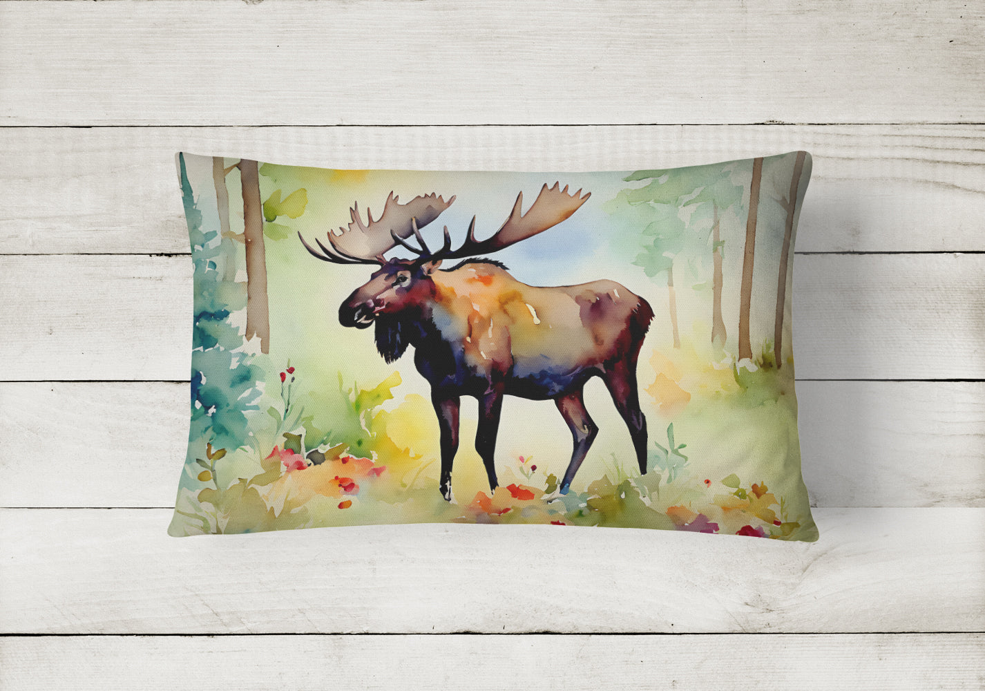 Moose Throw Pillow