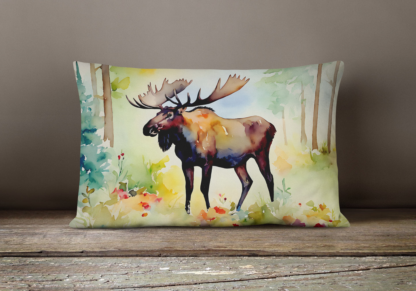 Moose Throw Pillow