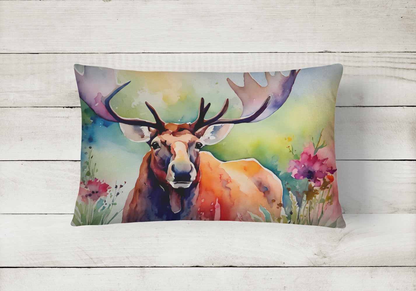 Moose Throw Pillow