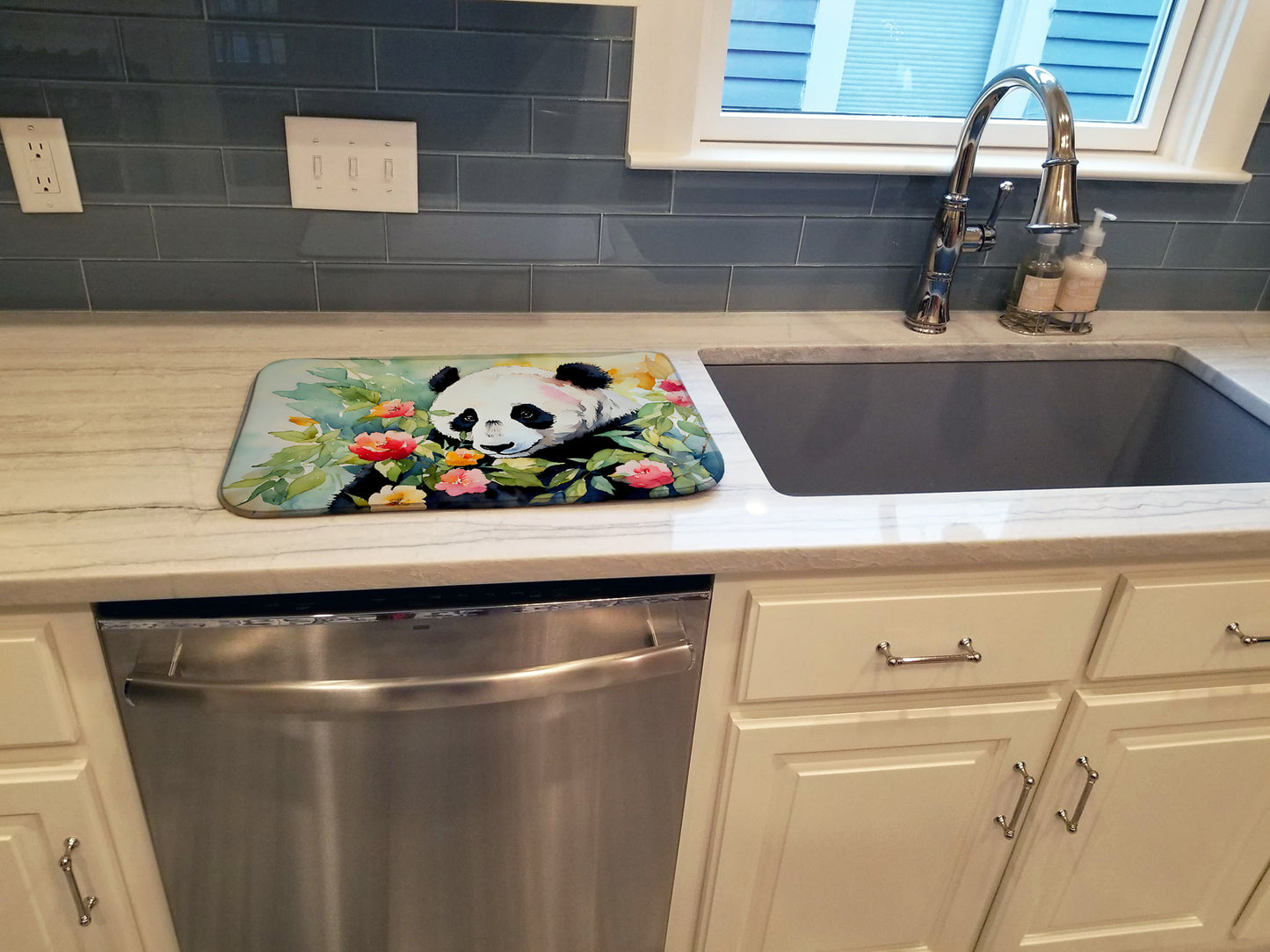 Panda Dish Drying Mat