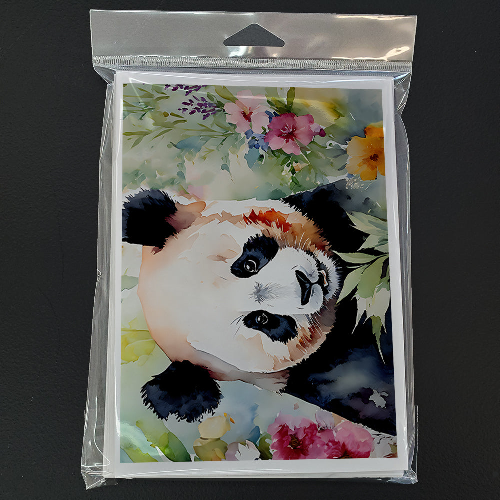 Panda Greeting Cards Pack of 8