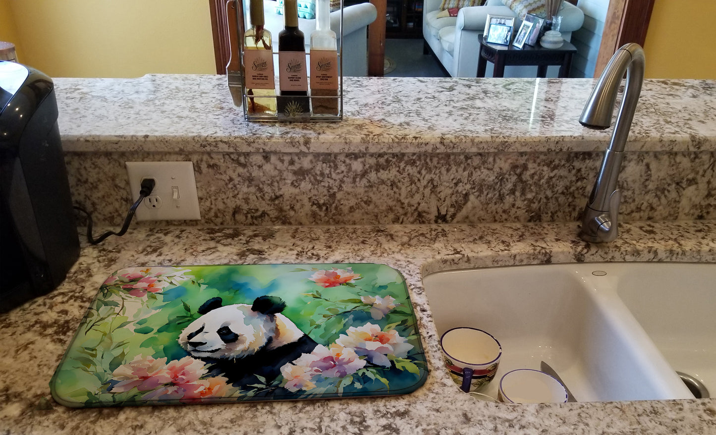 Panda Dish Drying Mat