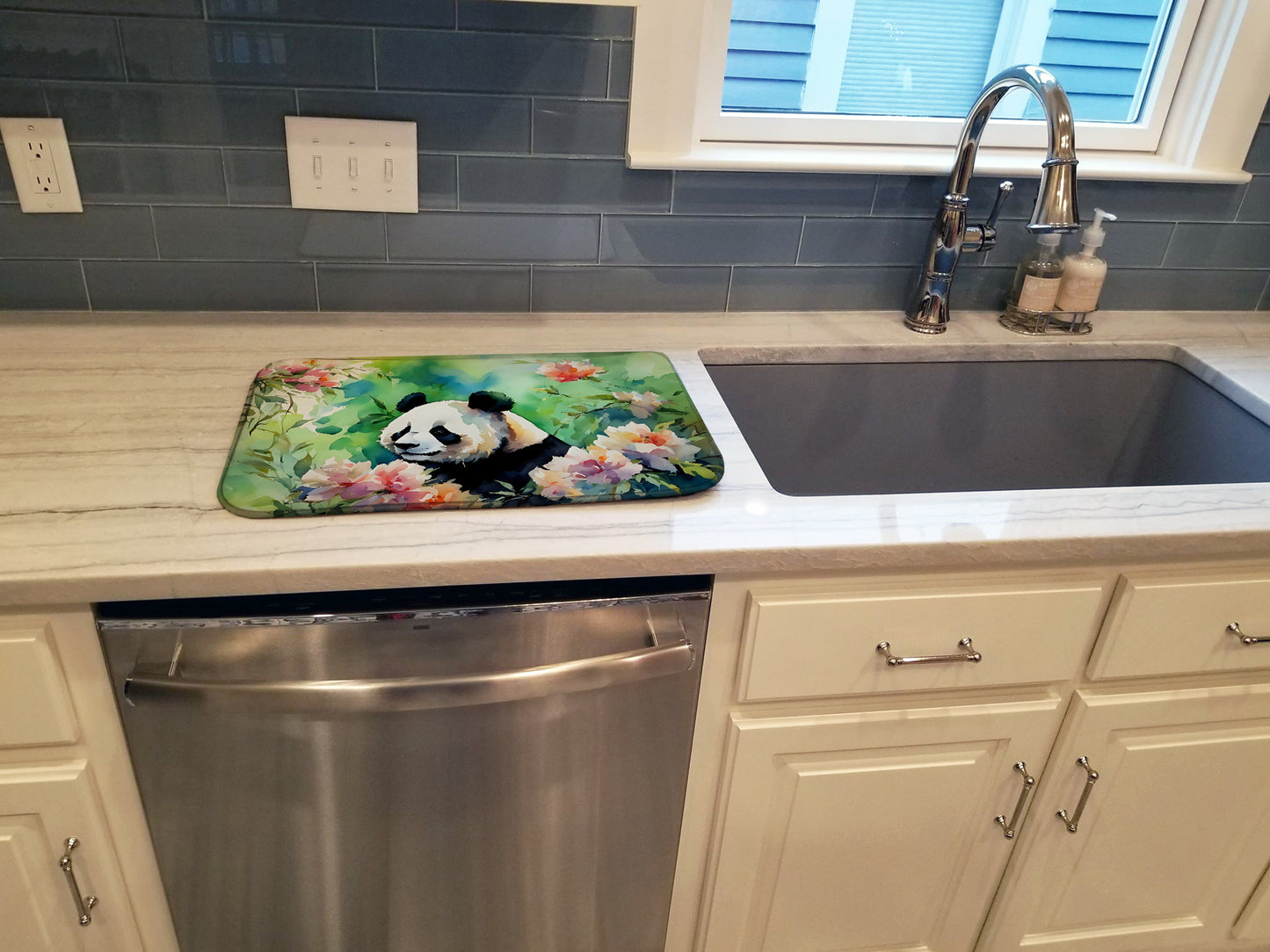 Panda Dish Drying Mat