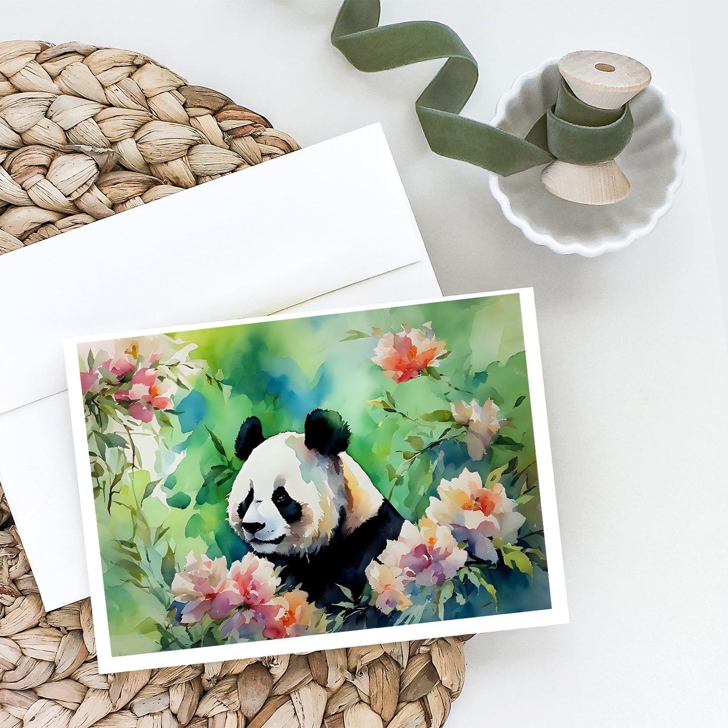 Panda Greeting Cards Pack of 8