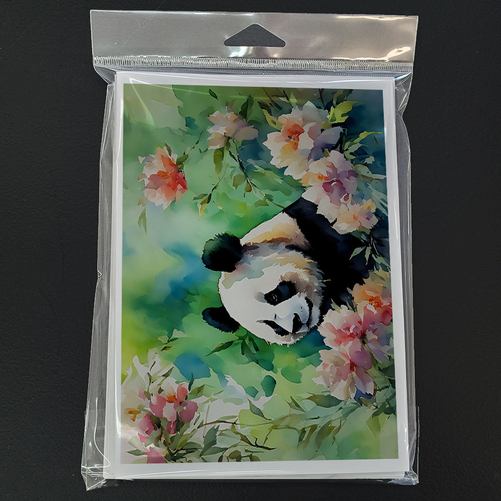 Panda Greeting Cards Pack of 8