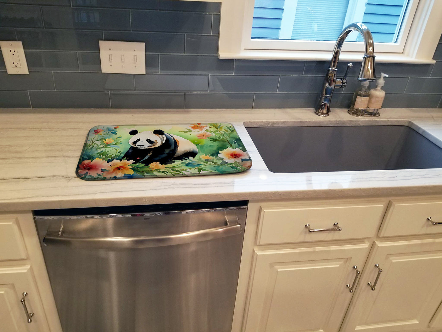 Panda Dish Drying Mat