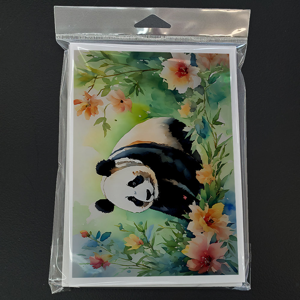 Panda Greeting Cards Pack of 8