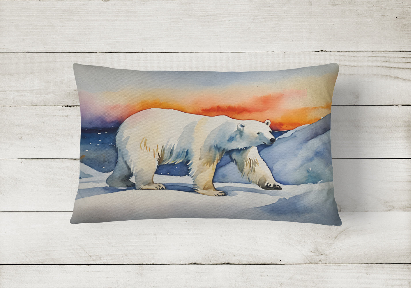 Polar Bear Throw Pillow