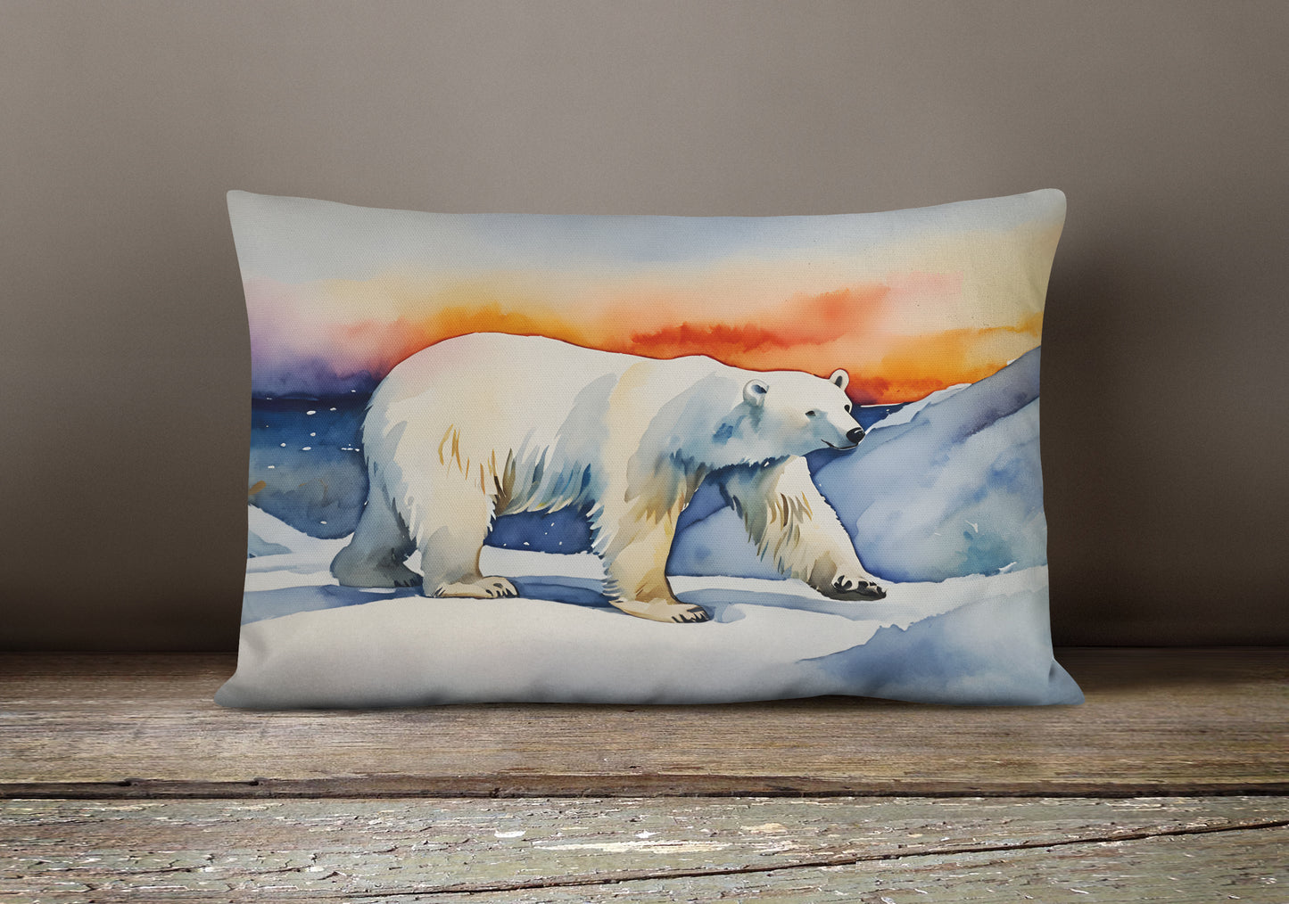 Polar Bear Throw Pillow