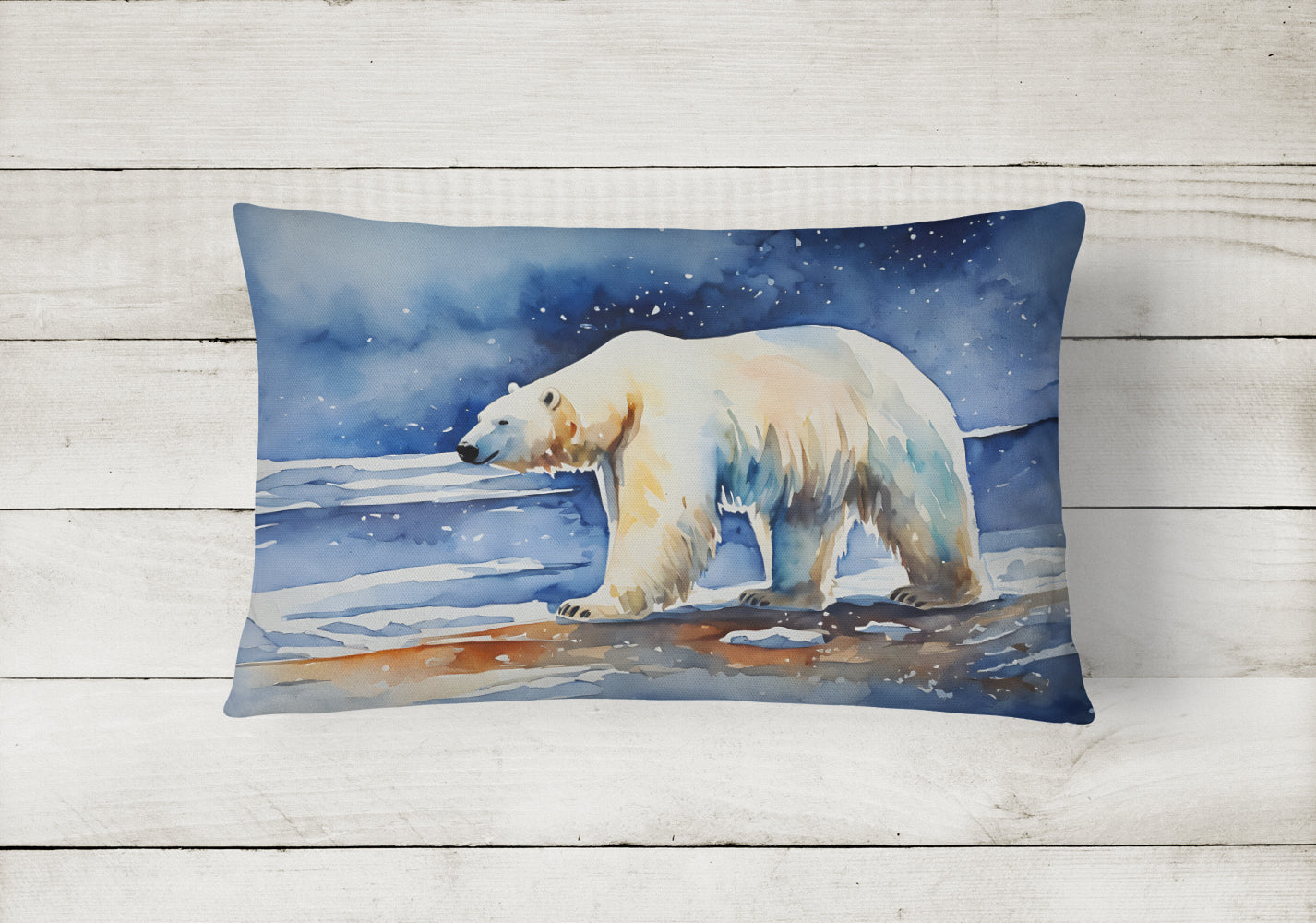 Polar Bear Throw Pillow