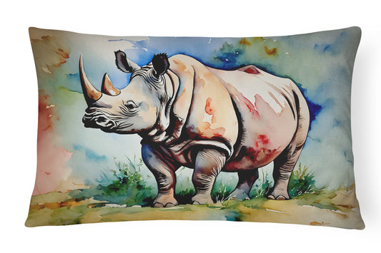 Buy this Rhinoceros Throw Pillow