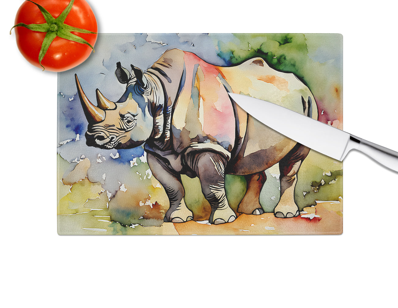 Rhinoceros Glass Cutting Board