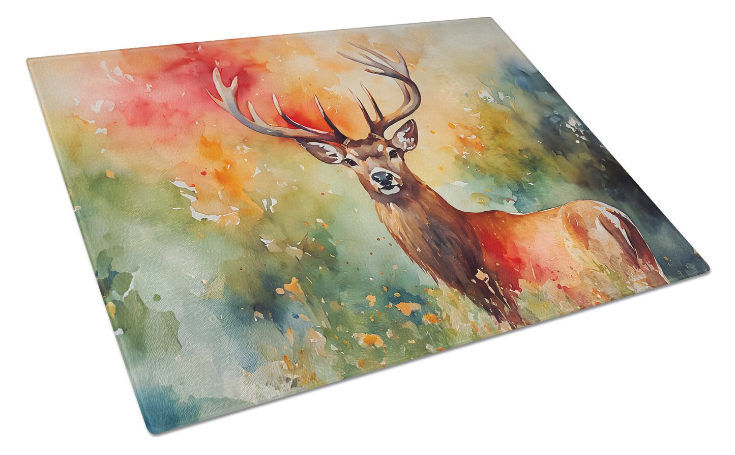 Buy this Deer Stag Glass Cutting Board