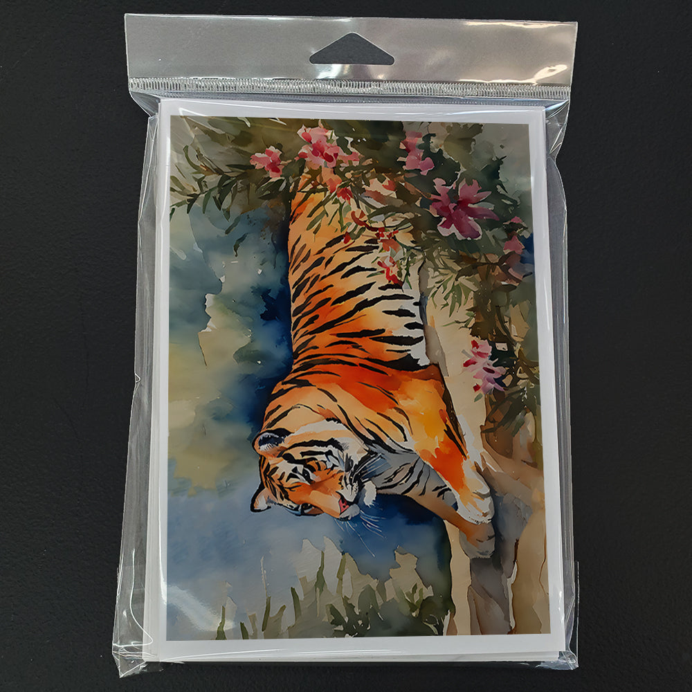 Tiger Greeting Cards Pack of 8