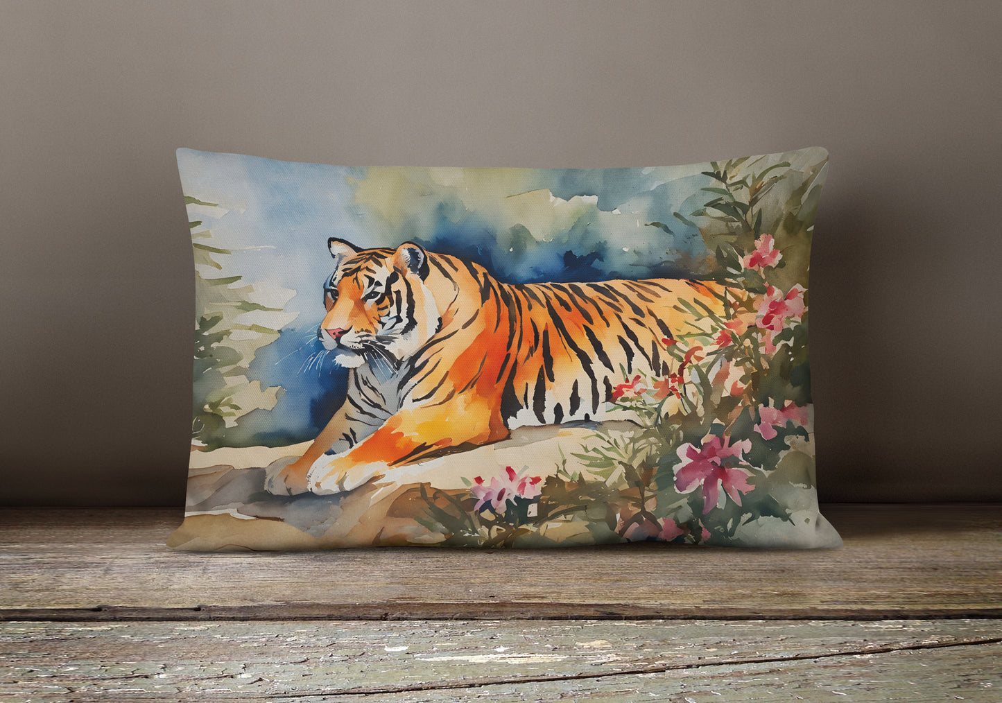 Tiger Throw Pillow