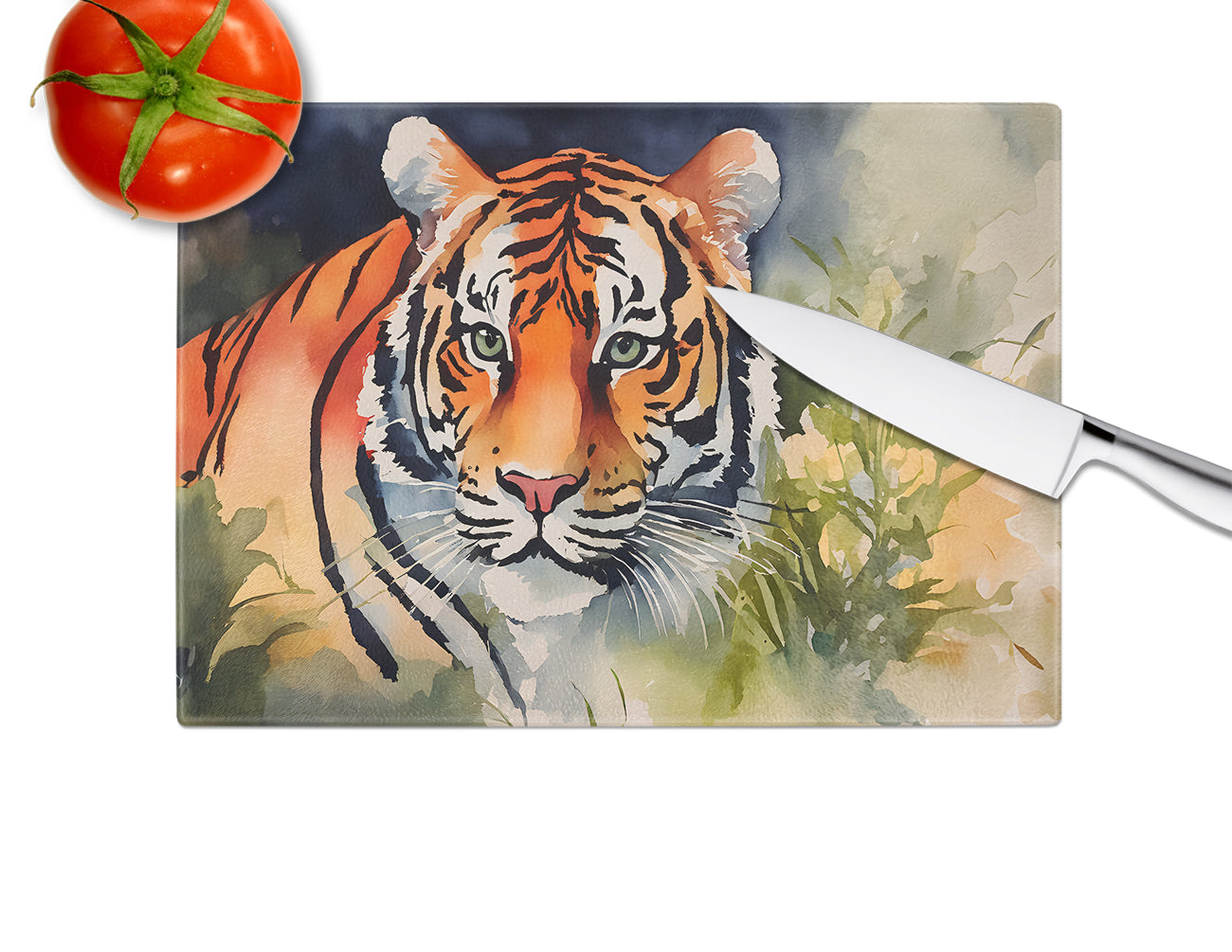 Tiger Glass Cutting Board