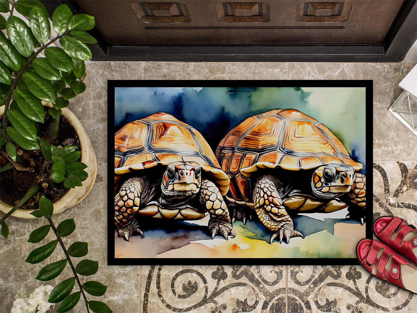 Turtles Tortoises Doormat