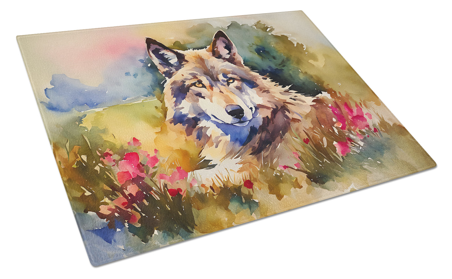 Buy this Wolves Wolf  Glass Cutting Board