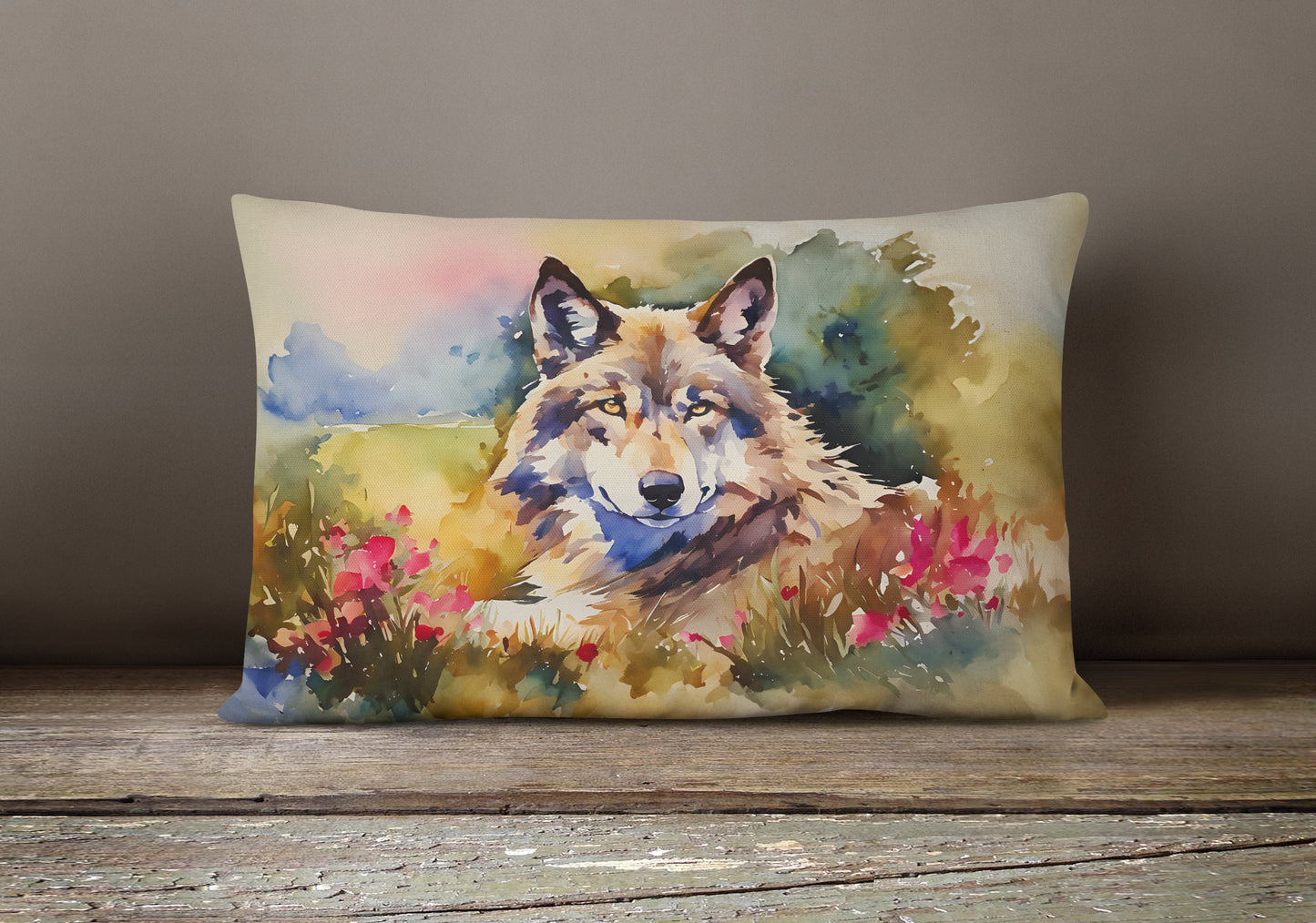 Wolves Wolf  Throw Pillow