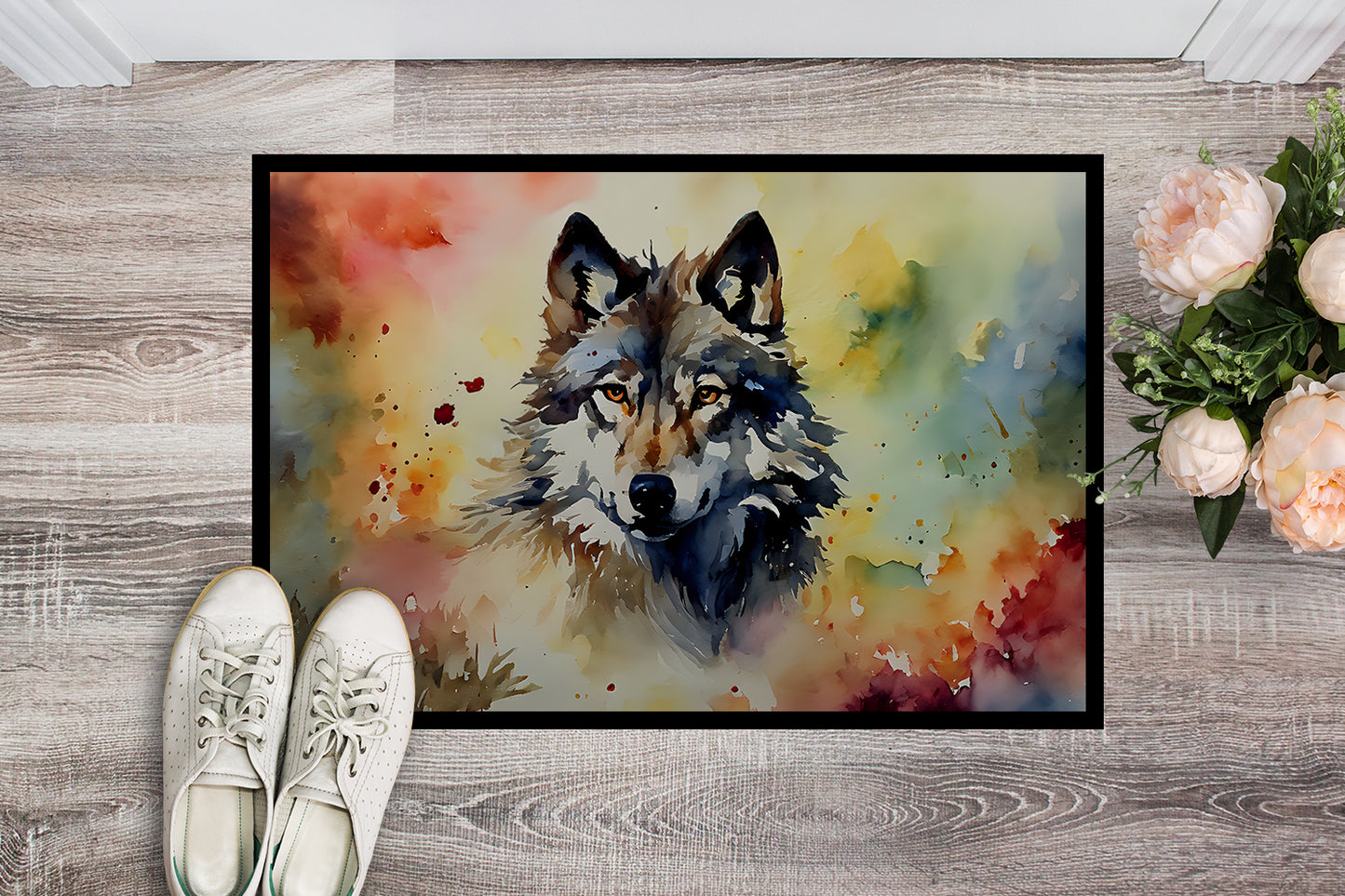 Wolves Wolf  Doormat