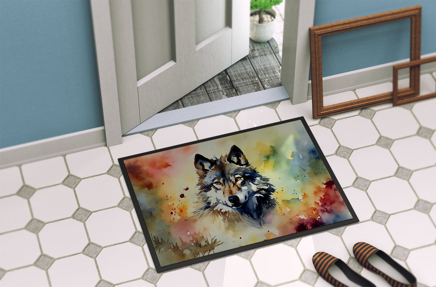 Wolves Wolf  Doormat