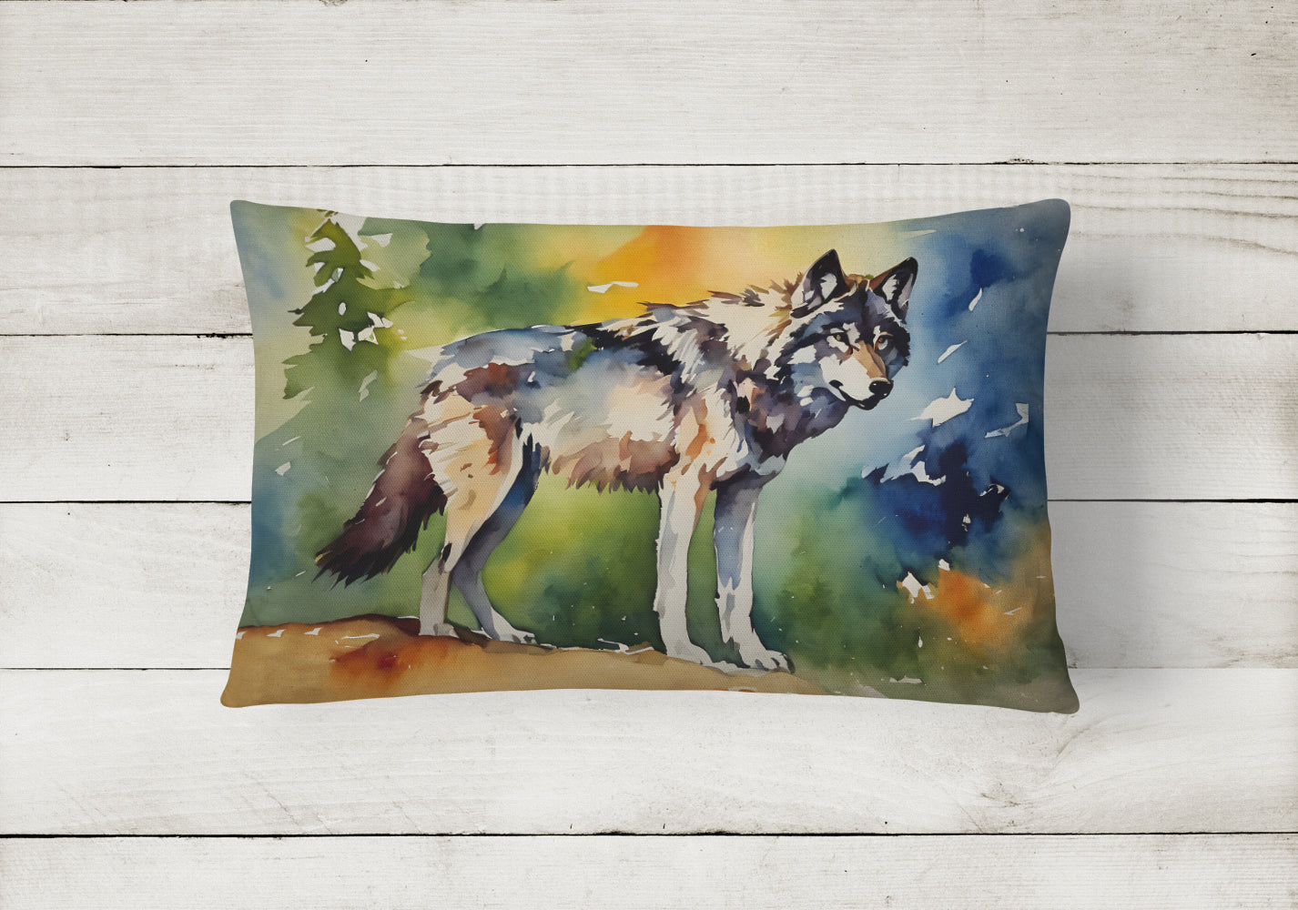 Wolves Wolf  Throw Pillow