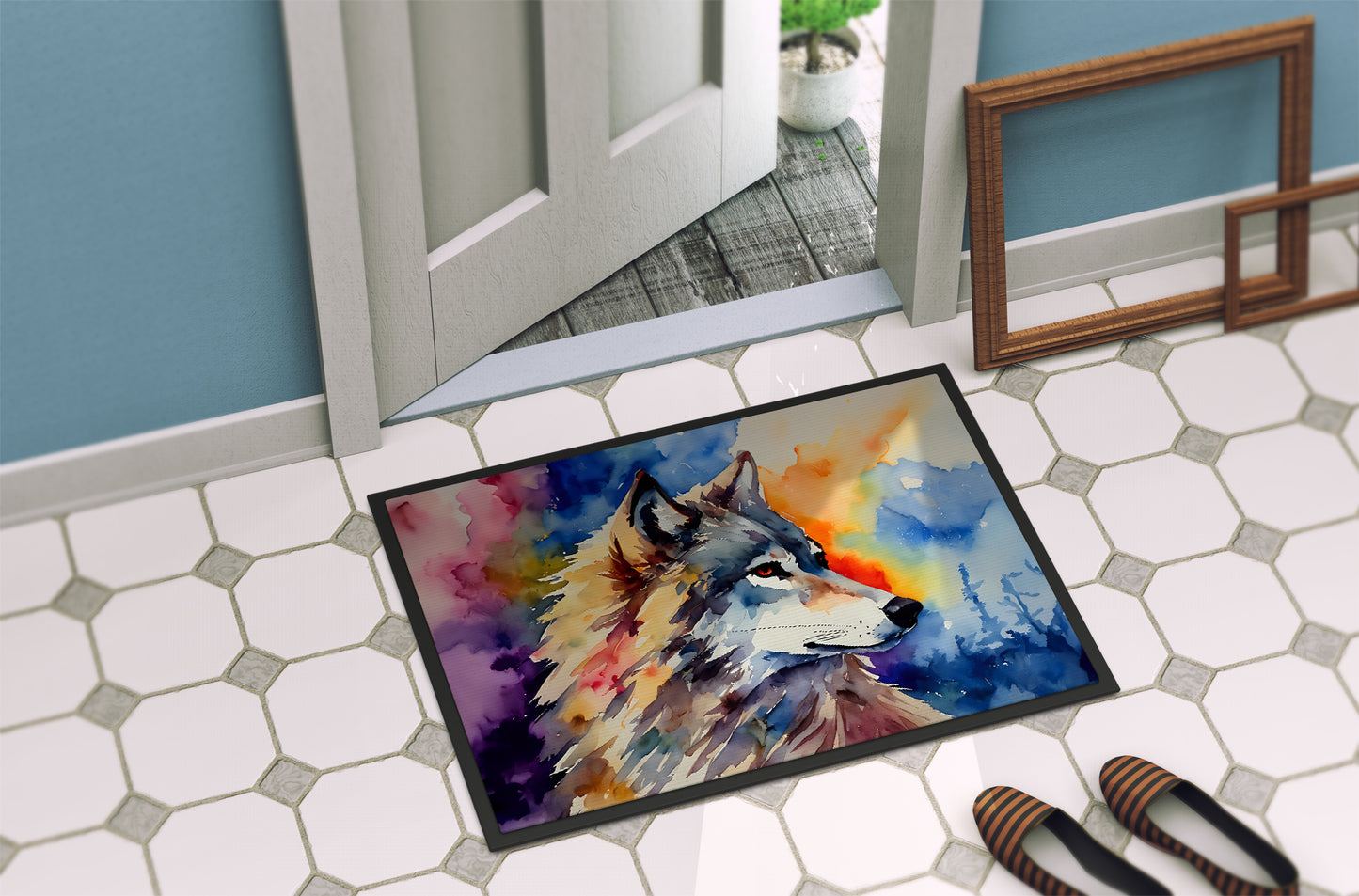 Wolves Wolf  Doormat