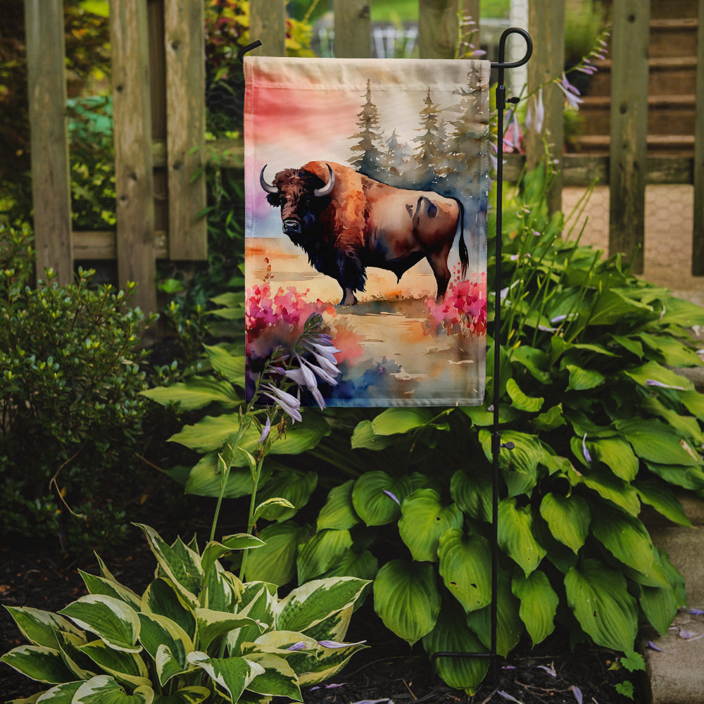 Wood Bison Garden Flag