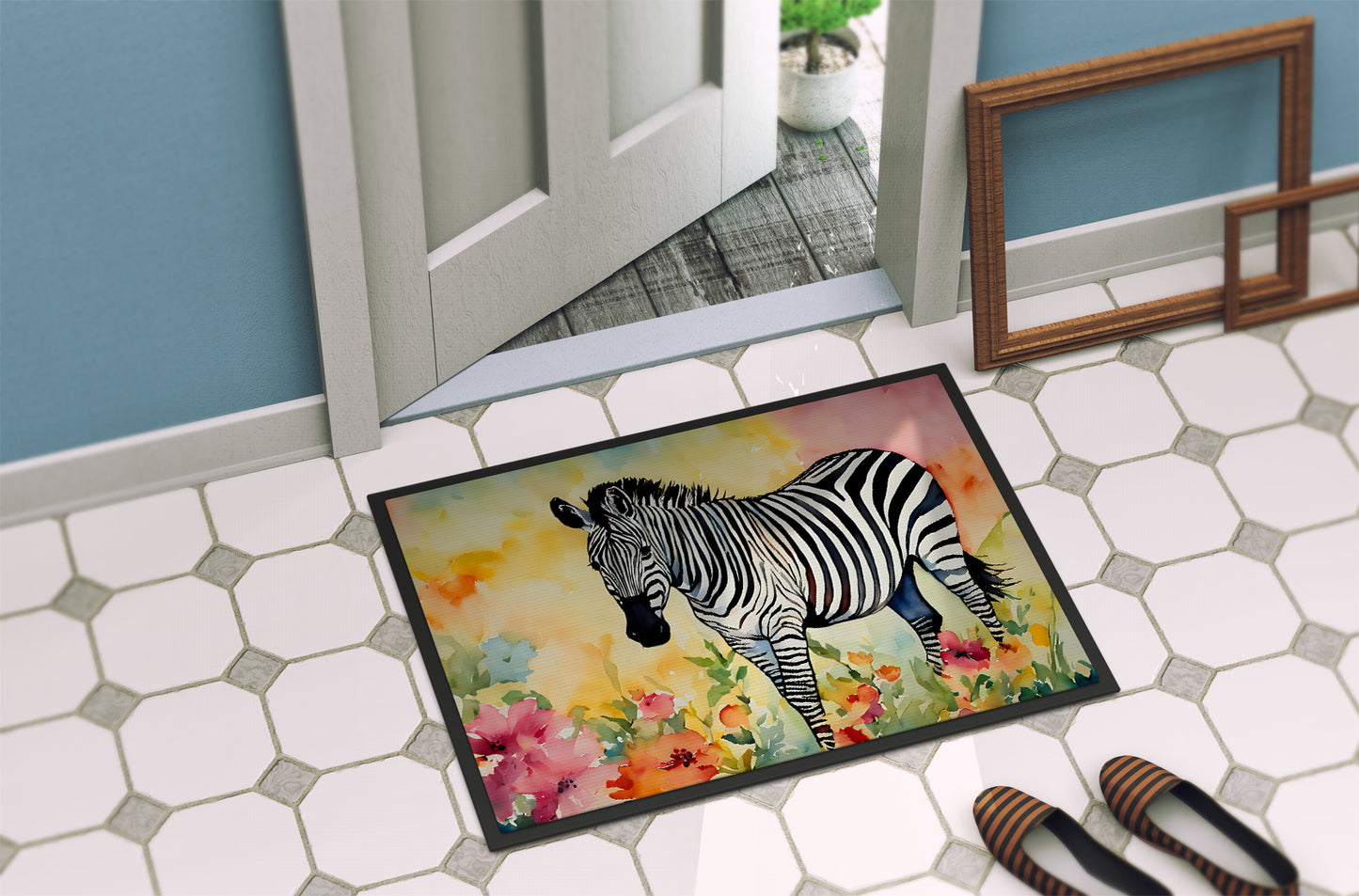 Zebra Doormat