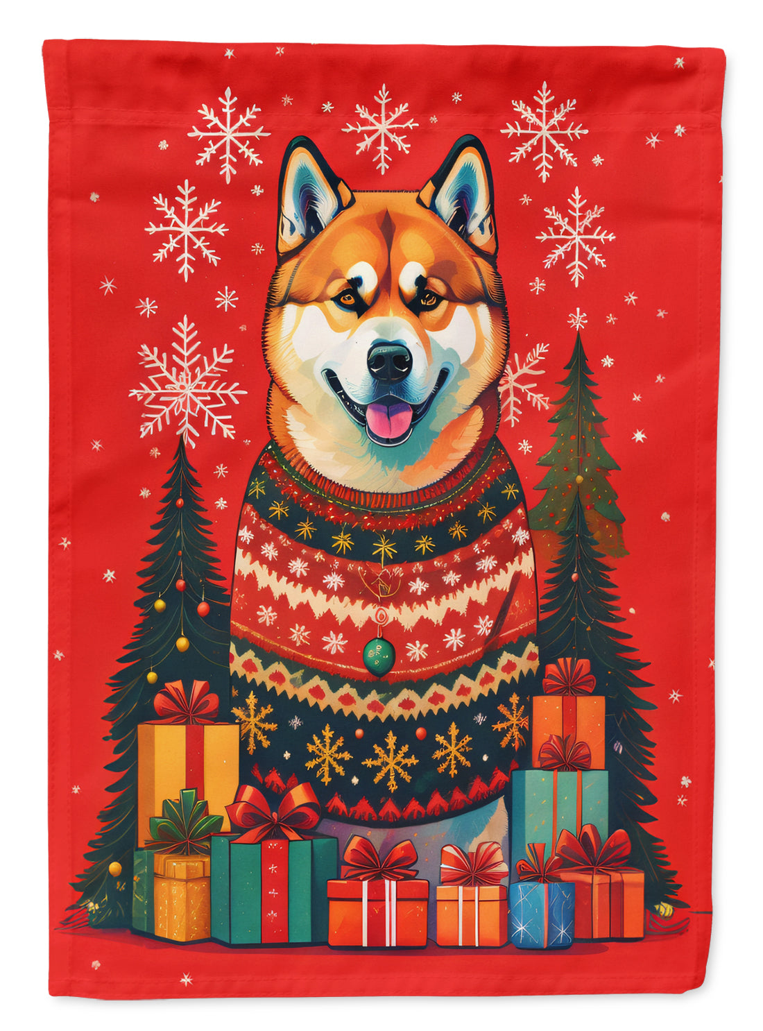 Buy this Akita Holiday Christmas Garden Flag