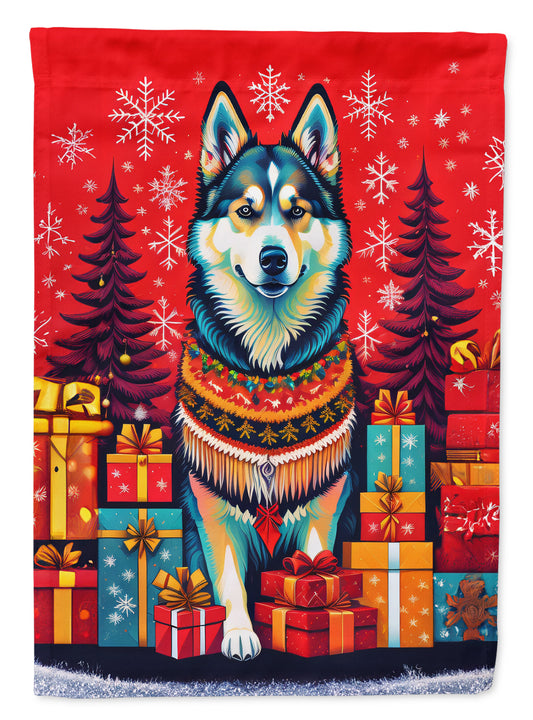 Buy this Alaskan Malamute Holiday Christmas House Flag