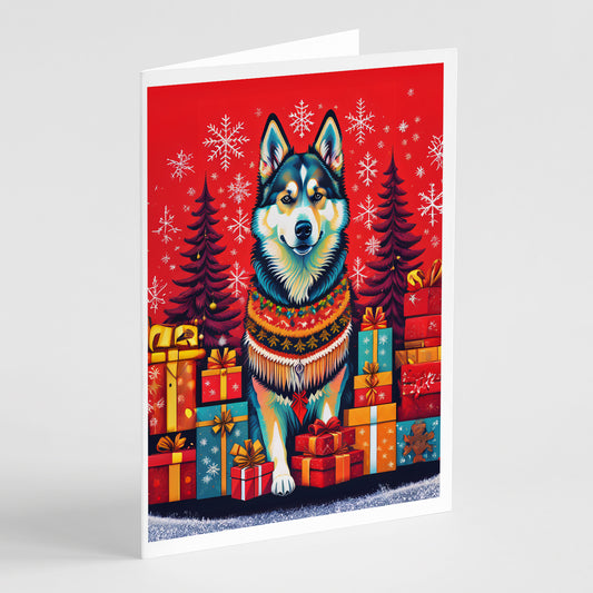 Buy this Alaskan Malamute Holiday Christmas Greeting Cards Pack of 8