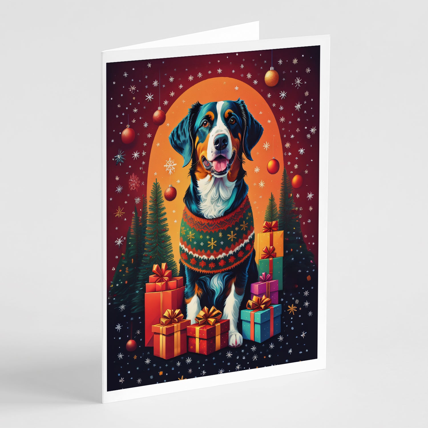 Buy this Appenzeller Sennenhund Holiday Christmas Greeting Cards Pack of 8