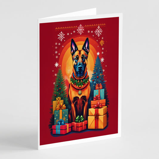 Buy this Belgian Malinois Holiday Christmas Greeting Cards Pack of 8