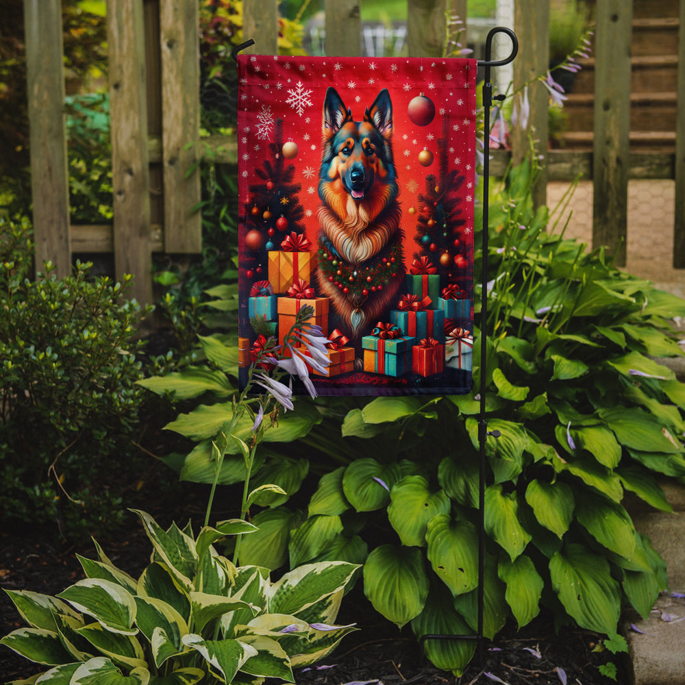 Belgian Tervuren Holiday Christmas Garden Flag