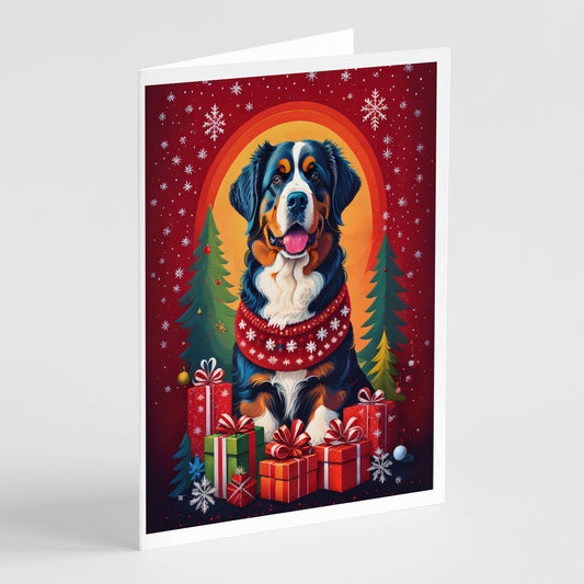 Buy this Bernese Mountain Dog Holiday Christmas Greeting Cards Pack of 8