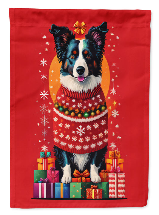 Buy this Border Collie Holiday Christmas House Flag