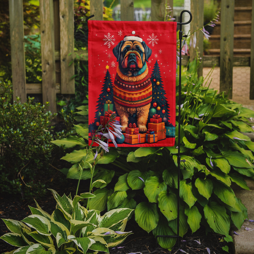 Bouvier des Flandres Holiday Christmas Garden Flag