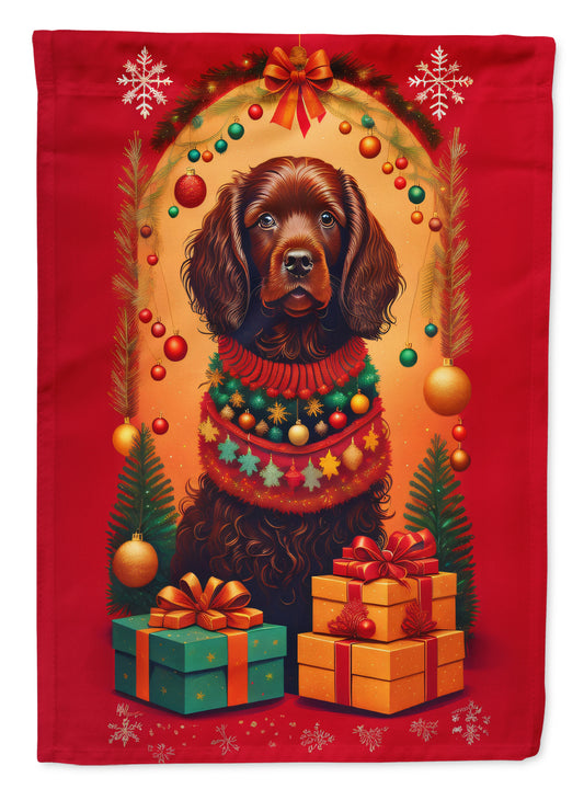 Buy this Boykin Spaniel Holiday Christmas House Flag