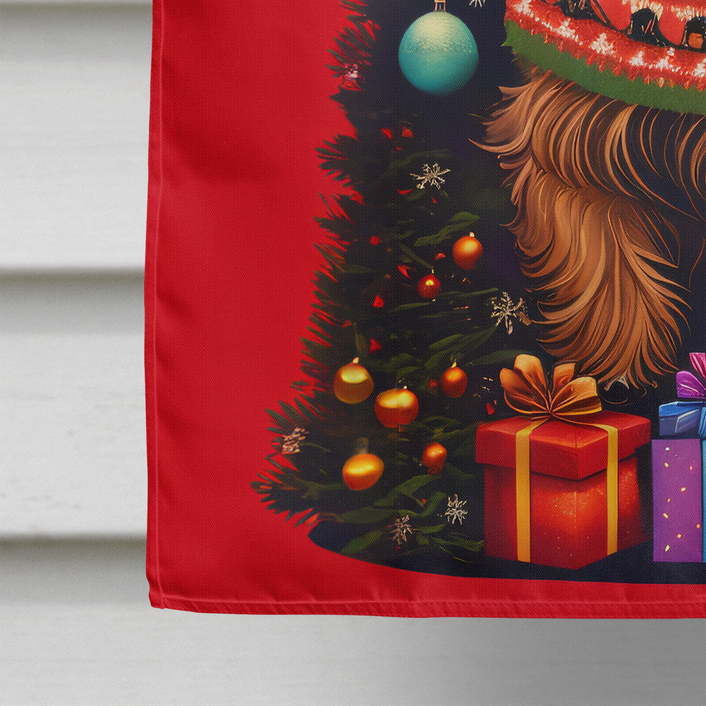 Cairn Terrier Holiday Christmas House Flag