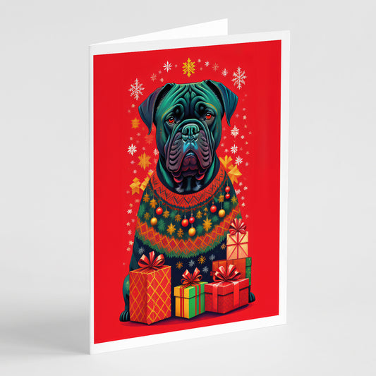 Buy this Cane Corso Holiday Christmas Greeting Cards Pack of 8