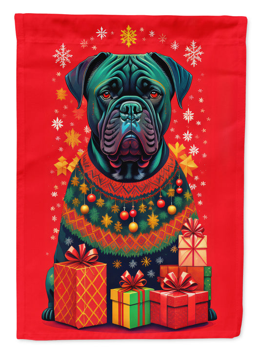 Buy this Cane Corso Holiday Christmas Garden Flag