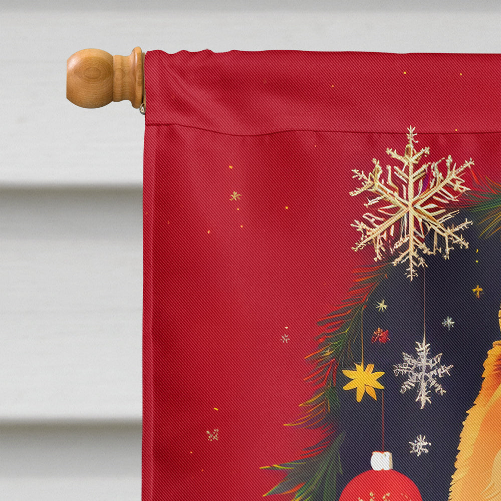 Chow Chow Holiday Christmas House Flag