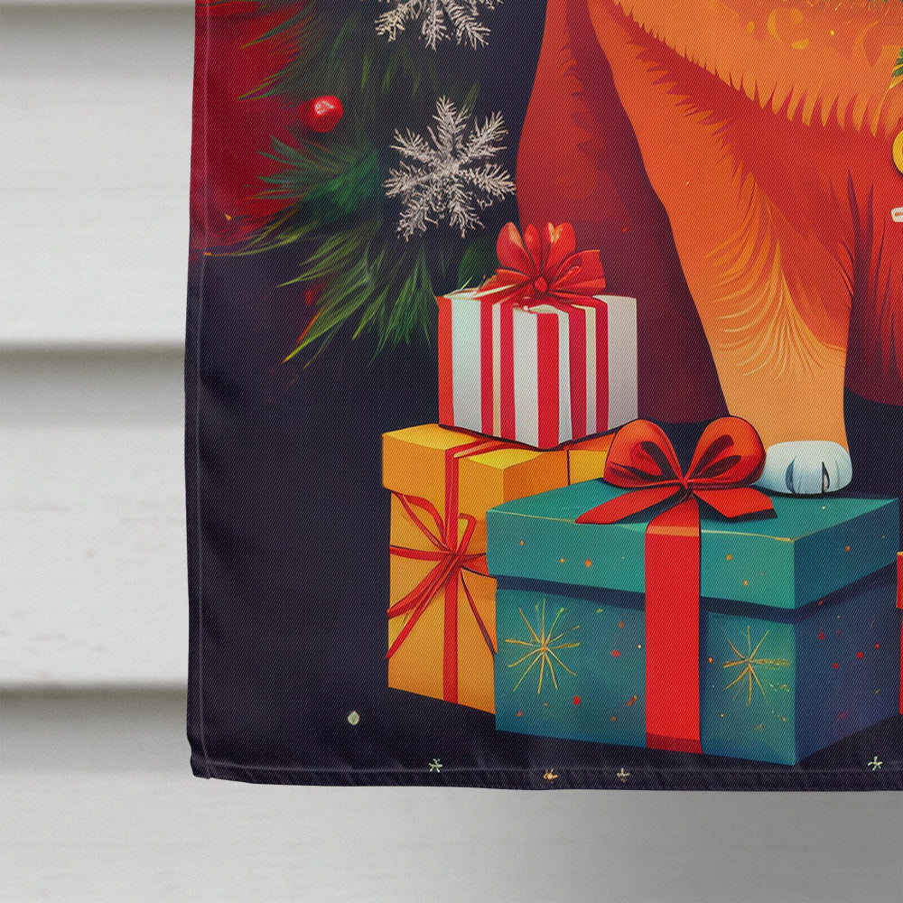 Chow Chow Holiday Christmas House Flag