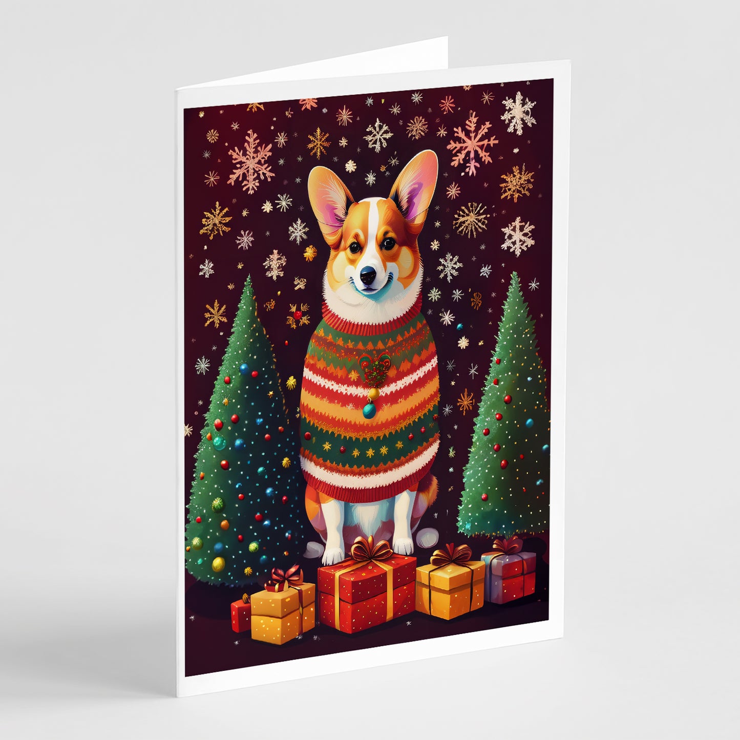 Buy this Corgi Holiday Christmas Greeting Cards Pack of 8